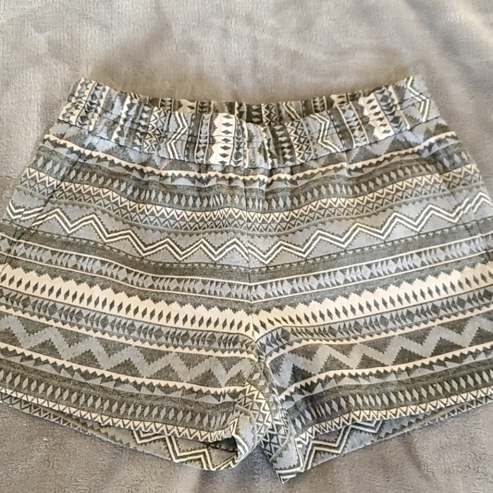 J Crew Patterned Shorts Size 0